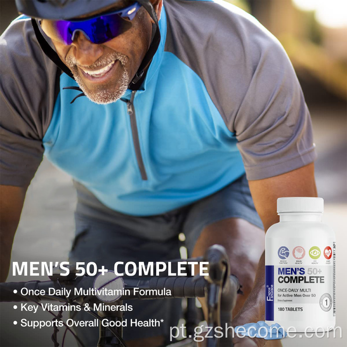 Comprimidos multivitamínicos comprimidos multiminerais masculinos